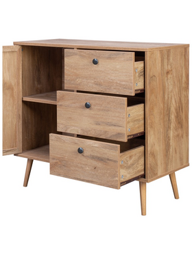 Μπουφές Oslo Pakoworld σε Sonoma Απόχρωση 85x39x79εκ