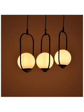 Φωτιστικό Οροφής Τρίφωτο Lavol Pakoworld ε27 Μέταλλο Μαύρο 30x3x70εκ