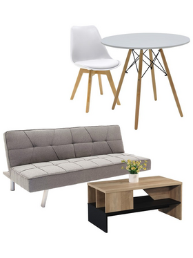 Φοιτητικό Πακέτο Επίπλων Convenience Pakoworld σετ 5τεμ