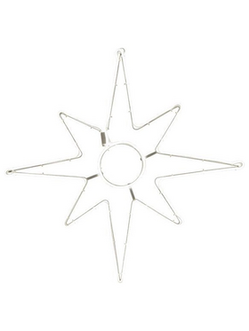 Αστερι Βηθλεεμ, Νεον Φωτοσωληνα, 75cm, Επεκταση, Προεκταση Παροχης 1m, Ip44 (Χωρις Μετασχηματιστη)