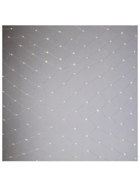 Διχτυ, 1560 Mini Γαλακτερα Led, 27v Μετασχηματιστη, Σταθερο, Διαφανο Πλακε Χαλκινο Καλωδιο, Θερμο Λευκο Led, Προεκταση Παροχης 5m, 4*3,5m, Ip44