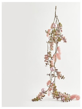 Κλαδα, με ροζ Κουκουναρια, 110cm