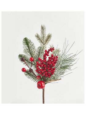 Κλαδι, με Φυλλα και Βατομουρα, 39cm