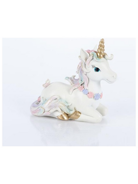 Μονοκερος Καθιστος, Πολυρεζιν, Παλ, 8x15.5x14cm