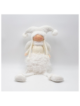 Κοριτσακι με Λευκα Ρουχα και Φωτιζομενη Φουστα, 59cm