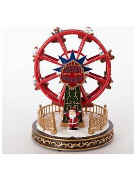 Ροδα Λουνα Παρκ Φωτιζομενη, Μουσικη και Κινηση, με Μετασχηματιστη, 20,9χ20,9χ26,4cm