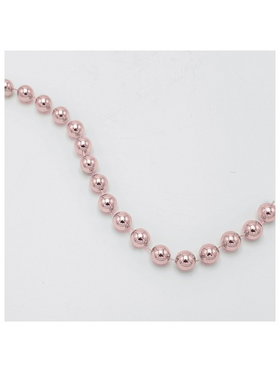 Αλυσιδα με ροζ Περλες, 14mm, 270cm