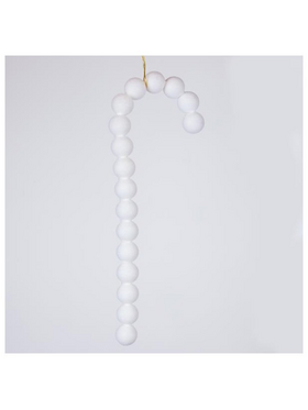 Μπαστουνακι Βελουδινο, Λευκο, 33cm