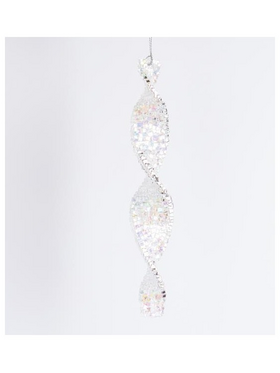 Σταλακτιτης Ακρυλικος, Σπιραλ, Ιριδιζων, 19cm