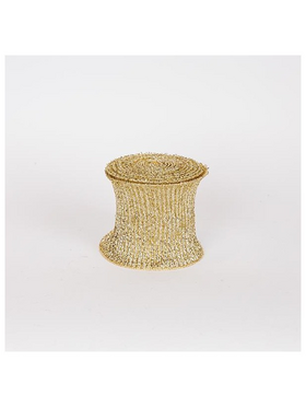 Κορδελα Σπιραλ, Χρυση, Πλουμιστη, 500x12cm