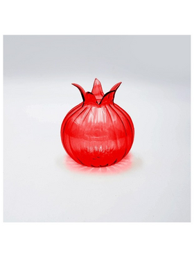 Γυαλινο Ροδι, Διαφανο Κοκκινο, 9.8cm