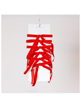 Μικροι Φιογκοι Βελουδινοι Κοκκινοι, σετ 6τμχ, 13x19cm