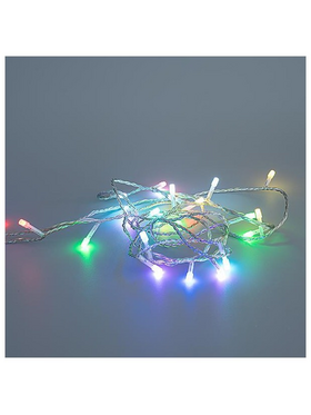 Σειρα, 300 led 5mm, Επεκταση εωσ 2, Διαφανο Καλωδιο, Synchronous Rgbw Led, ανα 10cm, Χωρις Μετασχηματιστη και Controller, Ip44