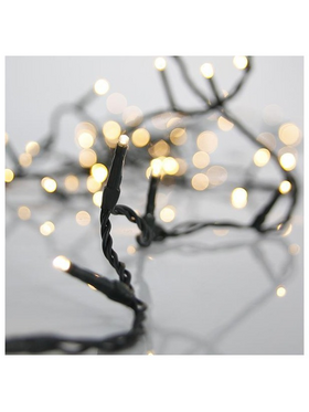 Σειρα, 100 led 3mm, 31v Μετασχηματιστη, Προγραμμα, με Μνημη, Τηλεχειριστηριο, Χρονοδιακοπτη και Dimmer, Επεκταση ωσ 3, Πρασινο Καλωδιο, Λευκο & Θερμο Λευκο led ενα Παραενα ana 5cm, Προεκταση Παροχης 3m, Ιρ44