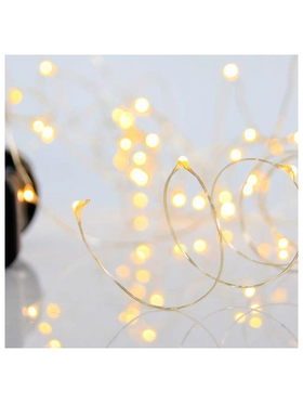 Σειρα, 100 Μινι Led, 4,5v, 8 Προγραμματα, με Μετασχηματιστη, Προεκταση Παροχης 500cm, Μπρονζε Χαλκος, Daylight Led,ana 10cm,ιρ44