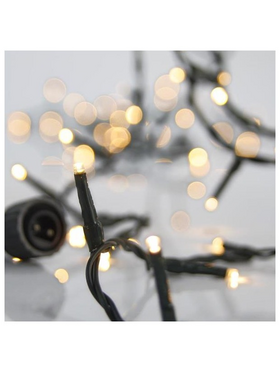 Σειρα, 700 led 3mm, 31v, Επεκταση ωσ 2, με Μετασχηματιστη, Προεκταση Παροχης 300cm, Πρασινο Καλωδιο, Θερμο Λευκο Led,ανα 5cm,ιρ44