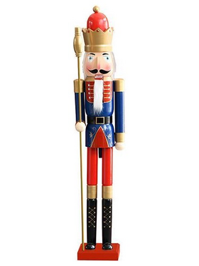 Καρυοθραυστης με Σκηπτρο, Μπλε-Κοκκινος, 250cm