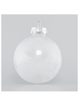 Μπαλα Πλαστικη Pet, Λευκη, με εφε Μεταξιου, σετ 6τμχ, 8cm