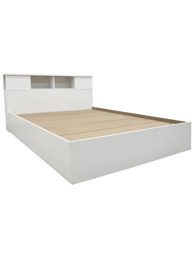 Σετ Κρεβατοκάμαρας Olympus White με Κρεβάτι 140x200εκ σετ 3τεμ