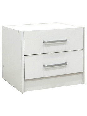 Σετ Κρεβατοκάμαρας Olympus White με Κρεβάτι 140x200εκ σετ 3τεμ