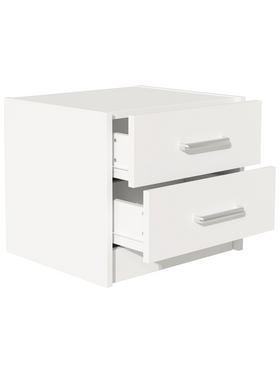 Σετ Κρεβατοκάμαρας Olympus White με Κρεβάτι 140x200εκ σετ 3τεμ