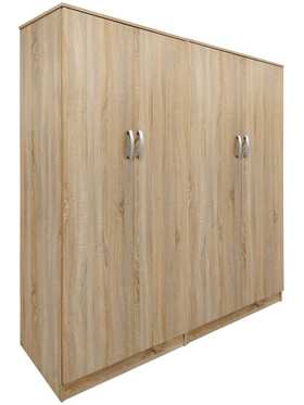 Ντουλάπα Τετράφυλλη Lego ι Pakoworld Sonoma 160x42x180εκ