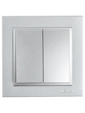 Διακοπτης k/r Ασημι