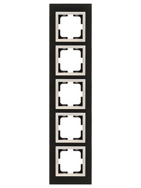 Πλαισιο 5 Θεσεων Μαυρο Γυαλι