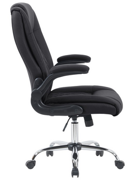 Καρέκλα Γραφείου Διευθυντη Kesla Pakoworld pes Μαύρo 65x65x113-121εκ