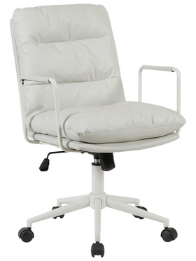 Καρέκλα Γραφείου Διευθυντη Kreno Pakoworld pes Γκρι 56x67x89-97εκ