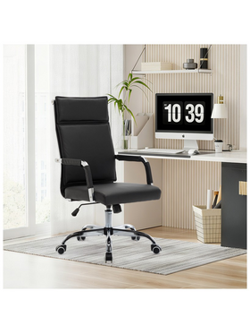 Καρέκλα Γραφείου Διευθυντη Mavel Pakoworld pu Μαύρo 55x62x100-110εκ