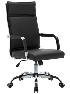 Καρέκλα Γραφείου Διευθυντη Mavel Pakoworld pu Μαύρo 55x62x100-110εκ