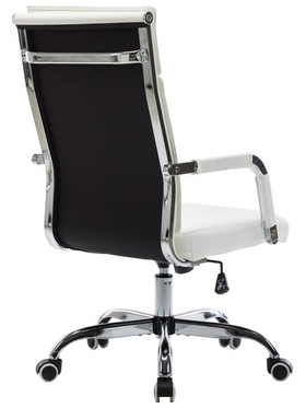 Καρέκλα Γραφείου Διευθυντη Mavel Pakoworld pu Λευκό 55x62x100-110εκ