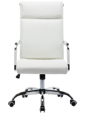 Καρέκλα Γραφείου Διευθυντη Mavel Pakoworld pu Λευκό 55x62x100-110εκ