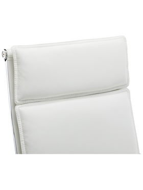 Καρέκλα Γραφείου Διευθυντη Mavel Pakoworld pu Λευκό 55x62x100-110εκ