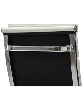 Καρέκλα Γραφείου Διευθυντη Mavel Pakoworld pu Λευκό 55x62x100-110εκ