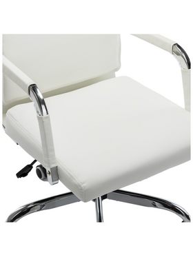 Καρέκλα Γραφείου Διευθυντη Mavel Pakoworld pu Λευκό 55x62x100-110εκ