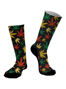 Unisex Printed κάλτσες σχέδιο Dimi Socks Weeds Πολύχρωμο