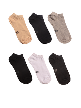 Σοσονι Unisex Βαμβακερό Dimi Socks 6Pack Multicolor Πολύχρωμο