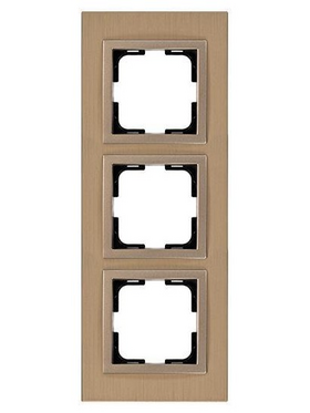 Πλαισιο 3 Θεσεων Αλουμινιο Μπρονζε