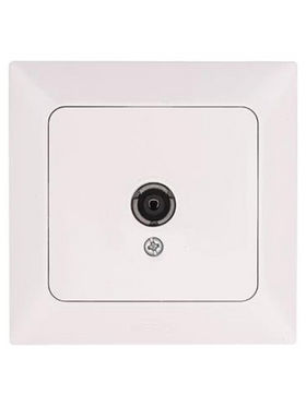 Πριζα tv Τερματικη Λευκη