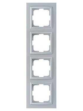 Πλαισιο 4 Θεσεων Ασημι