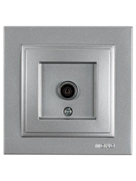 Πριζα tv Τερματικη Ασημι