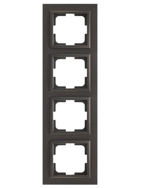 Πλαισιο 4 Θεσεων Μαυρο