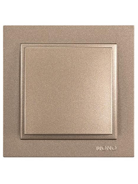 Διακοπτης Απλος Κουμπωτος  Light Fume