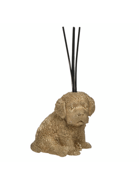 Click Αρωματικο Χωρου με Sticks Σκυλος Κεραμικο Χρυσο 14χ14χ17