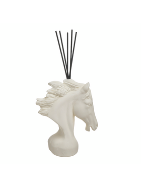 Click Αρωματικο Χωρου με Sticks Αλογο Κεραμικο Λευκο 20χ10χ25