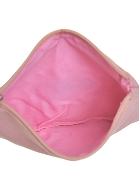 Ble Τσαντακι/φακελος Υφασματινο ''ματι'' σε ροζ Χρωμα με Αλυσιδα