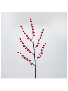 Κλαδι με Κοκκινα Berries, 72cm