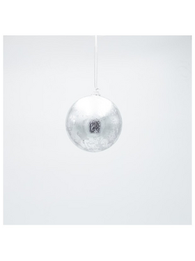 Μπαλα, Μεταλλικο Ασημι, σετ 3τμχ, 10cm